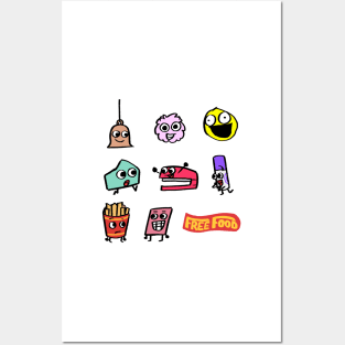 BFB FREE FOOD Pack Posters and Art